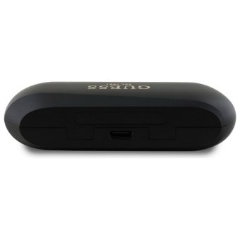 Guess Elongated Metallic TWS bezdrôtové slúchadlá GUTWSC2MCDSK čierne