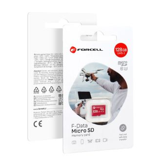 FORCELL F-DATA, pamäťová karta, 128GB UHS-I U3 class 10