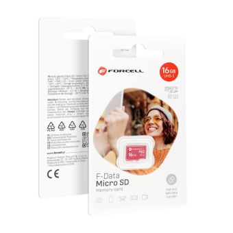 FORCELL F-DATA, pamäťová karta, 16GB UHS-I U3 class 10