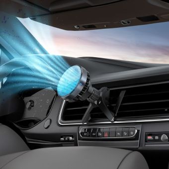 Držiak Forcell F-GRIP Cool Magsafe Protect chladiaca technológia and Qi2 15W bezdrôtové nabíjanie - čierny