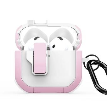 Obal DUX DUCIS PECP AirPods 4 bielo ružový