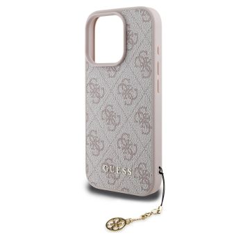 Obal Guess 4G Charm Apple iPhone 16 Pro GUHCP16LGF4GCP ružový