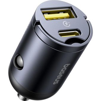 Autonabíjačka Baseus Tiny Star Mini (USB-A  Plus USB-C) 30W Cosmic Black
