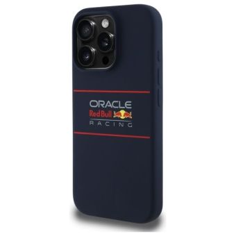 Obal Red Bull Silicone Horizontal Logo MagSafe Apple iPhone 16 Pro Max RBHMP16X24SIHSRV modrý