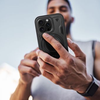 Obal Case FROST ARMOR Apple iPhone 16 Pro Max black