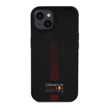 Obal Red Bull Carbon Powerbar MagSafe Apple iPhone 15 RBHMP15S24CFGSMK čierny