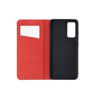 Obal SMART PRO Book leather case Xiaomi Redmi Note 14 5G claret