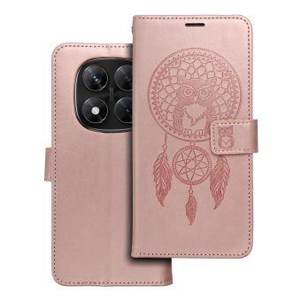 Mezzo Book Xiaomi Redmi Note 14 Pro 5G/Note 14 Pro Plus lapač snov - zlato-ružové
