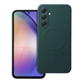 Obal SILICONE MAG COVER MagSafe Samsung Galaxy A54 5G A546 zelený