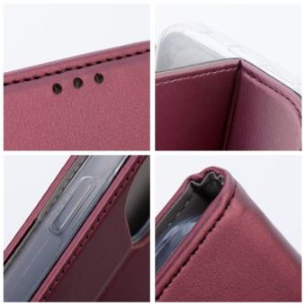 Obal SMART MAGNETO Book case Motorola Moto G15 burgundy