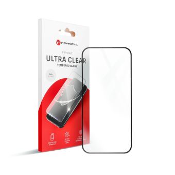 Sklo Forcell Ultra Clear Samsung S25 Ultra celotvárové - čierne