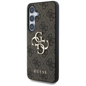 Obal Guess PU 4G Metal Logo Samsung Galaxy S25 5G S931 GUHCS25S4GMGBR Brown