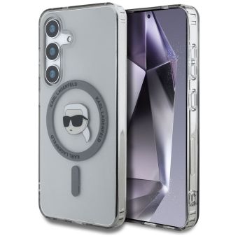 KARL LAGERFELD SAMSUNG S25 S931 KLHMS25SHLSKIK (Magnetic IML Metal K. Heads) black