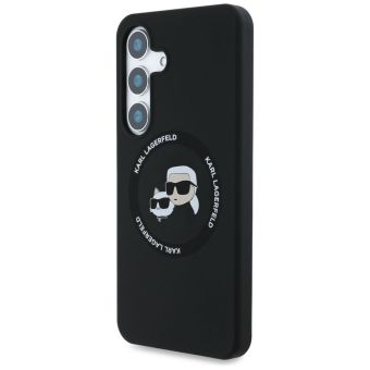 KARL LAGERFELD SAMSUNG S25 S931 KLHMS25SSKCHTCK (Magnetic Silicone Double Heads) black
