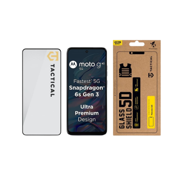 Ochranné sklo Tactical Glass Shield 5D Motorola Moto G45 čierne