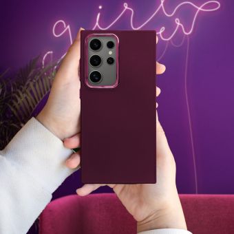 Obal FRAME Case Xiaomi Redmi Note 14 4G fialový