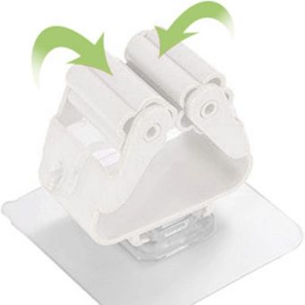 RC-K-1153 Nástenný držiak mopu samolepiaci biely