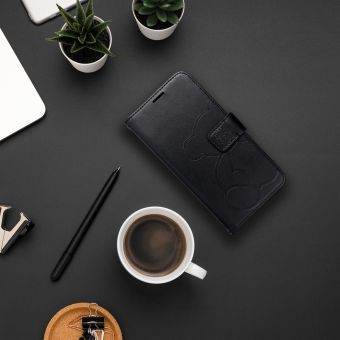 Mezzo Book Samsung A56 A566 5G teddy bear - čierne