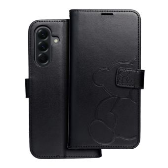 Mezzo Book Samsung A56 A566 5G teddy bear - čierne