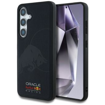 Obal Red Bull Leather Meshed Debossed Logo MagSafe Samsung Galaxy S25 5G S931 RBHMS25S24PUBUFV modrý