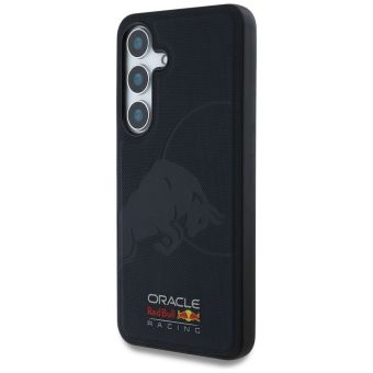 Obal Red Bull Leather Meshed Debossed Logo MagSafe Samsung Galaxy S25 5G S931 RBHMS25S24PUBUFV modrý