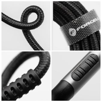 FORCELL F-ENERGY C259 cable Type C to Lightning PD 3A 27W Cafule 2 m black