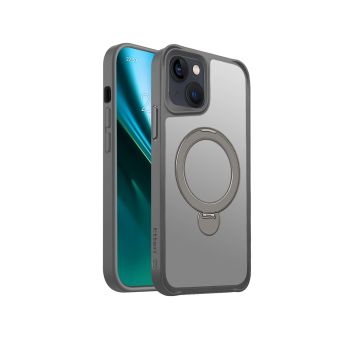 Etteri Matt Magsafe Ring TPU/TPC  iPhone 13 - sivé (šedé)