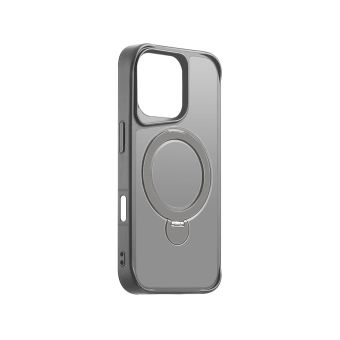 Etteri Matt Magsafe Ring TPU/TPC  iPhone 16 Pro - sivé (šedé)