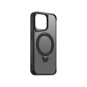 Etteri Matt Magsafe Ring TPU/TPC  iPhone 15 Pro Max - čierne