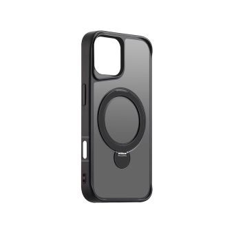 Etteri Matt Magsafe Ring TPU/TPC  iPhone 16 Plus - čierne
