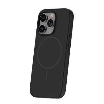 Obal Silicone Thin Mag Apple iPhone 16 Pro čierny