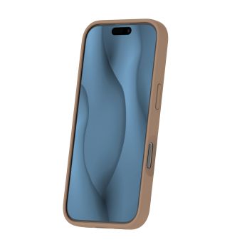 Obal Silicone Thin Mag Apple iPhone 15 Pro Max hnedý