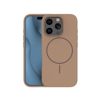 Obal Silicone Thin Mag Apple iPhone 16 Pro Max hnedý