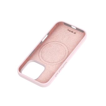 Obal Silicone Thin Mag Apple iPhone 16 Pro svetloružový