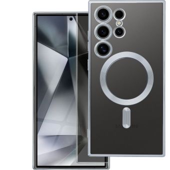 Obal ELECTRO MAG COVER MagSafe Samsung Galaxy S25 Edge 5G S937 strieborný