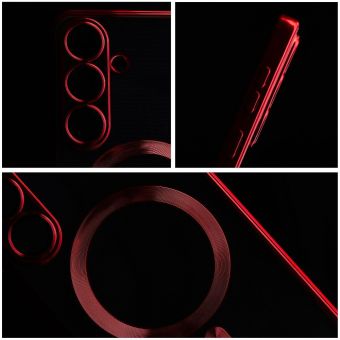 Obal ELECTRO MAG COVER MagSafe Samsung Galaxy S25 Edge 5G S937 červený