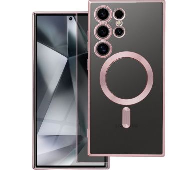 Obal ELECTRO MAG COVER MagSafe Samsung Galaxy S25 Edge 5G S937 ružovo zlatý