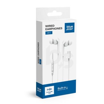 Blue Star M15C USB-C Mic. 1,2 m biele