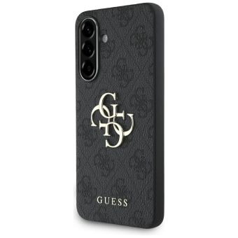 Obal Guess PU 4G Metal Logo Samsung Galaxy A56 5G A566 GUHCSA564GMGGR sivý