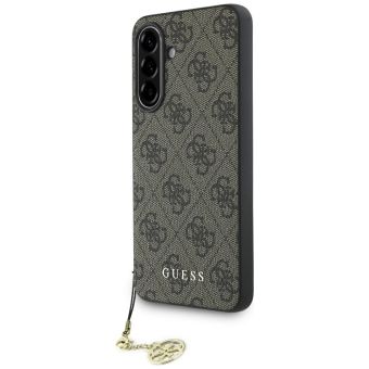 Obal Guess 4G Charm Samsung Galaxy A56 5G A566 GUHCSA56GF4GBR hnedý
