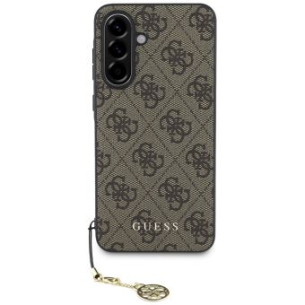 Obal Guess 4G Charm Samsung Galaxy A56 5G A566 GUHCSA56GF4GBR hnedý