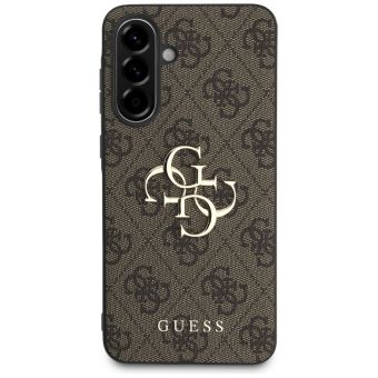 Obal Guess PU 4G Metal Logo Samsung Galaxy A56 5G A566 GUHCSA564GMGBR hnedý