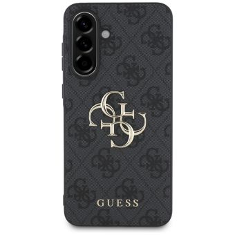 Obal Guess PU 4G Metal Logo Samsung Galaxy A36 5G A366 GUHCSA364GMGGR sivý