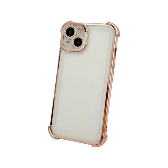 Anti Shock Chrome case for iPhone 15 6,1 gold