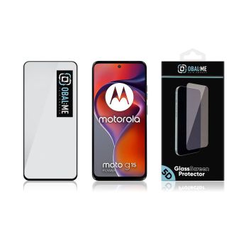 Ochranné sklo OBAL:ME 5D Motorola Moto G15/G15 Power čierne