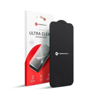 Sklo Forcell Ultra Clear Samsung S25  Edge celotvárové - čierne