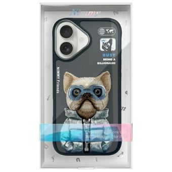 NIMMY case COOL&CUTE 2.0 Dog for IPHONE 16 black