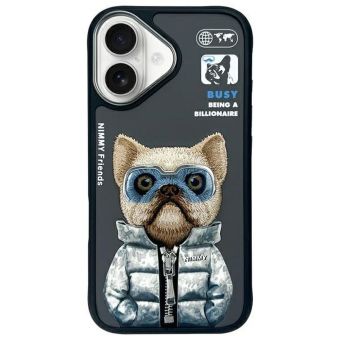 NIMMY case COOL&CUTE 2.0 Dog for IPHONE 16 black