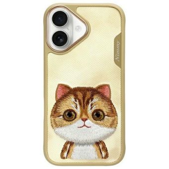 NIMMY case BIG EYED PET 2.0 Cat for IPHONE 16 khaki