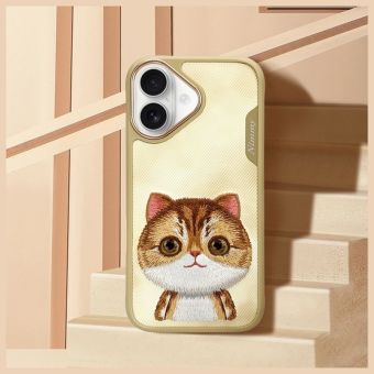 NIMMY case BIG EYED PET 2.0 Cat for IPHONE 16 khaki